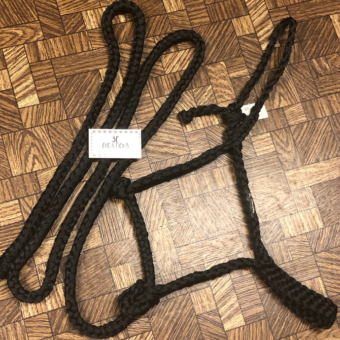 Black Mule Tape Halter