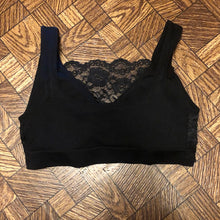 Load image into Gallery viewer, Black Lace Bralette - S/M &amp; L/XL