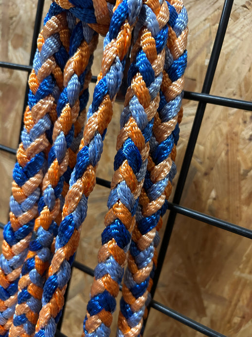 Royal/Lt Blue/Orange/Lt Orange Mule Tape Halter