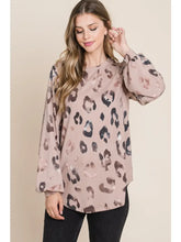 Load image into Gallery viewer, Taupe Cheetah Long Sleeve