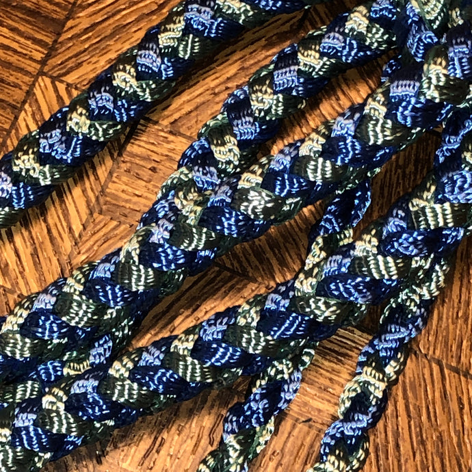 Lt Teal/Royal Rope Nose Mule Tape Halter
