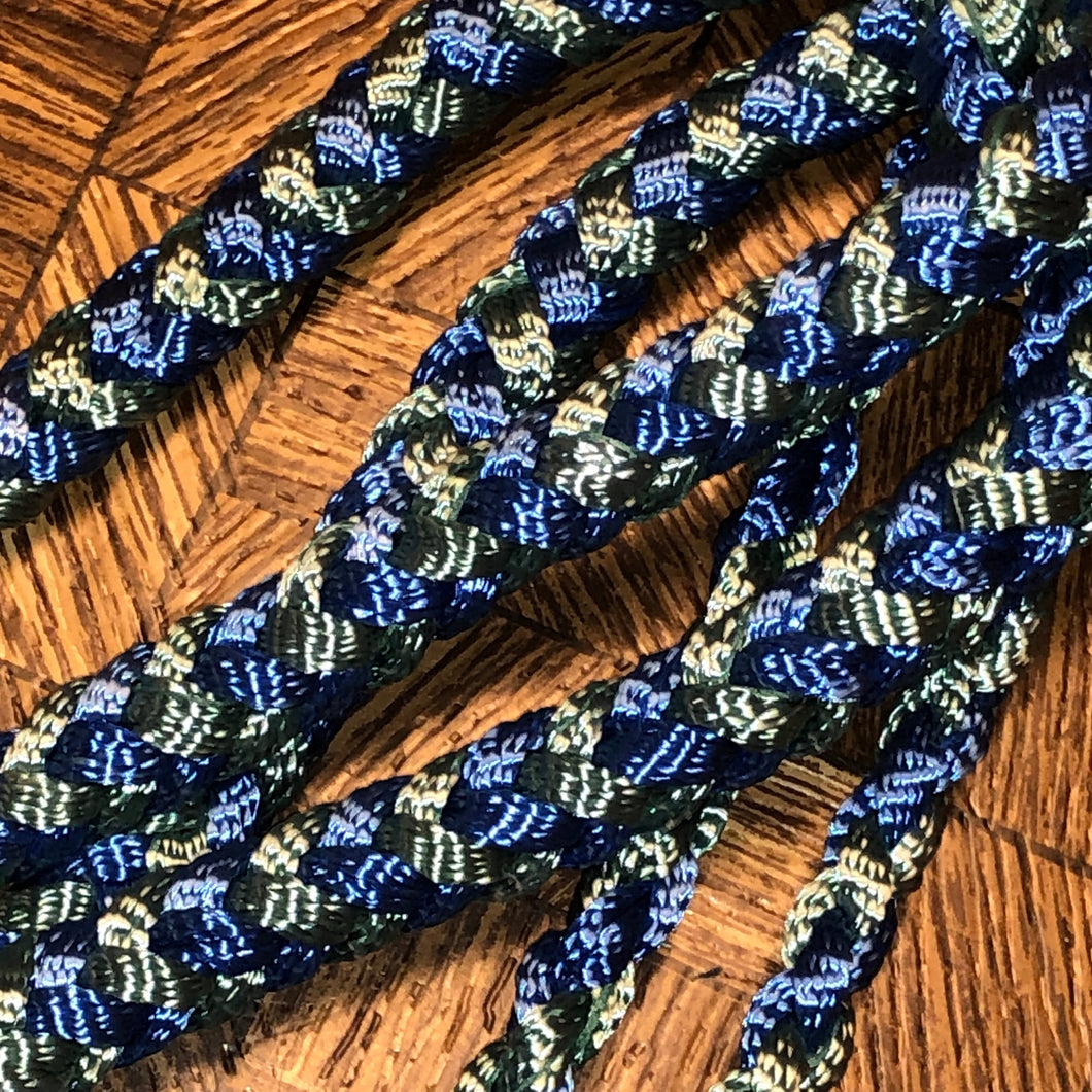 Lt Teal/Royal Rope Nose Mule Tape Halter
