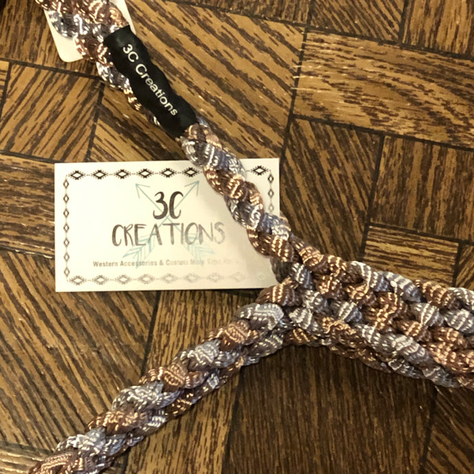 Chocolate/Silver Mule Tape Halter