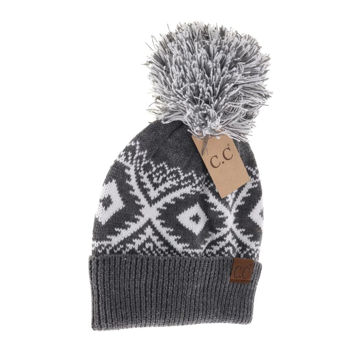 Aztec - PomPom Beanie