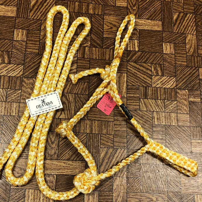 Yellow/Pale Yellow Mule Tape Halter