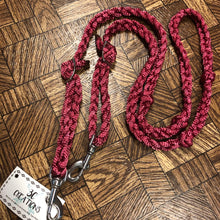 Load image into Gallery viewer, Knot Reins, 6’, Thinner-2strands - ALL COLORS!!